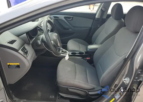 2014 Hyundai Elantra Se from USA, damaged, VIN 5NPDH4AE4EH516593